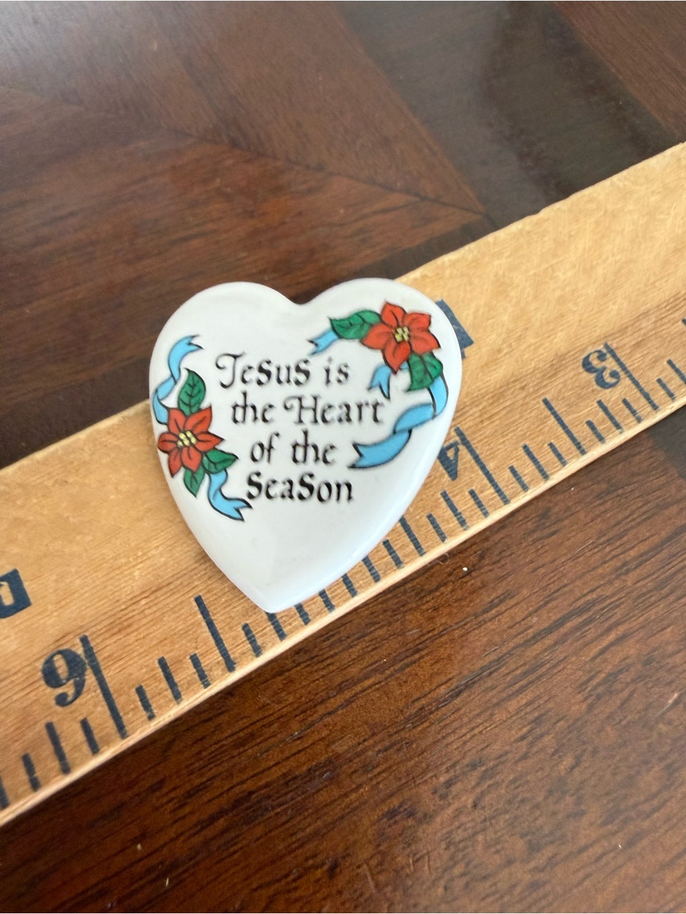 Vintage 1994 Jesus Heart Pin